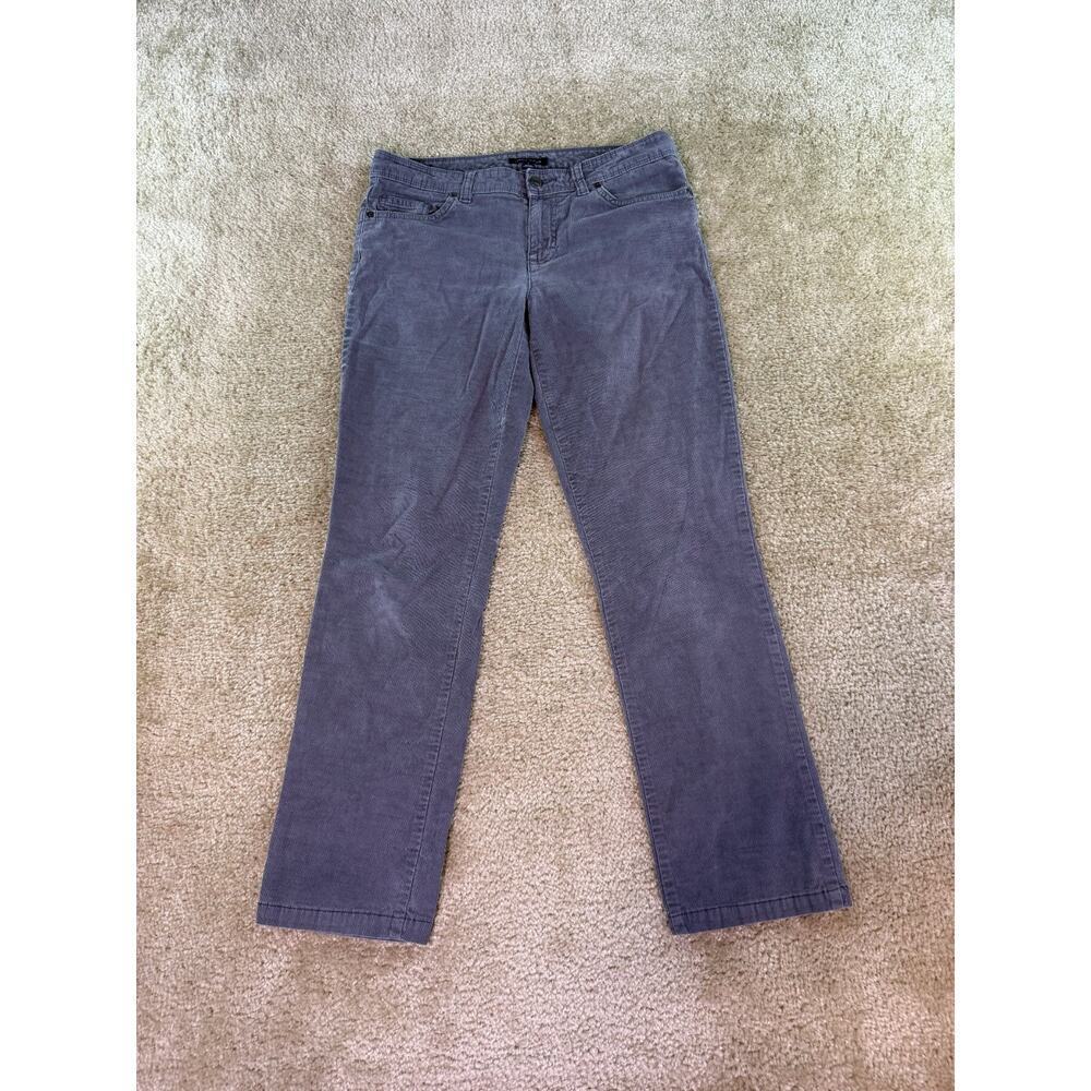 Tommy Hilfiger Women's Size 6 Corduroy Pants Gray Straight Leg D614